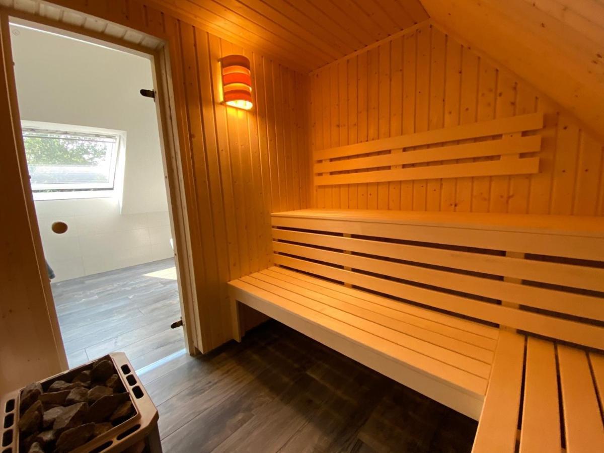 Ferienhaus Seestern Am Harkebruegger See Mit Sauna Und Kamin Barssel  외부 사진